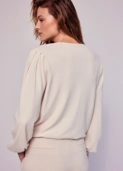 Hot Jumper with puff sleeves Basics|Pullover & Westen