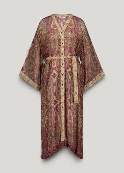Clearance Kimono dress with belt Kleider
