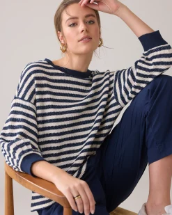 Online Knitted jumper with waffle structure Pullover & Westen