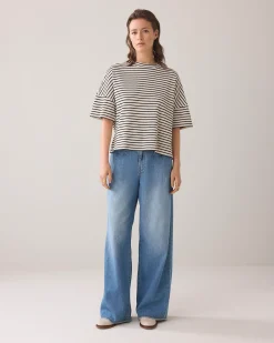 Hot Knitted top with stripes Oberteile & T-shirts