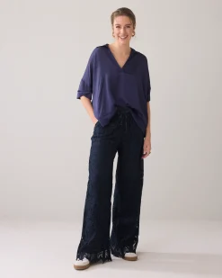 Online Lace lined trousers Hosen & Jumpsuits