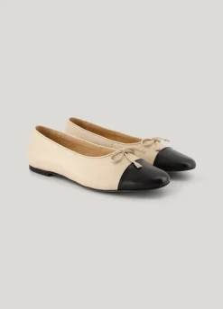 Discount Leather ballerina Schuhe
