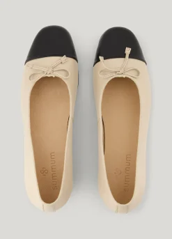 Discount Leather ballerina Schuhe