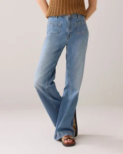 Online Light flared jeans Hosen & Jumpsuits|Jeans