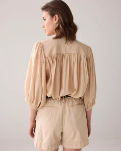 Discount Linen-blend shorts Shorts