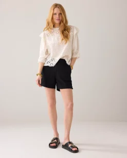 Sale Linen-blend shorts Shorts