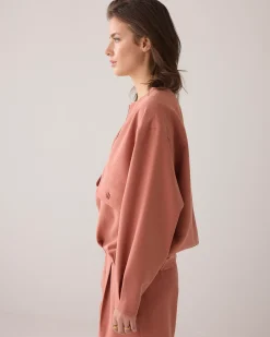 Sale Loose-fitting bomber jacket with flap pockets Blazer & Jacken