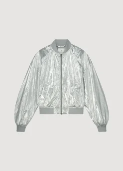 Hot Metallic bomber jacket Blazer & Jacken