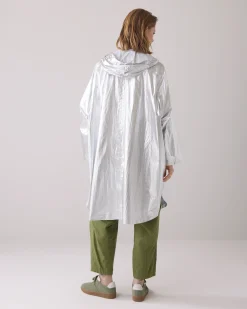 New Metallic mackintosh with storage bag Jacken