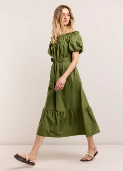 Sale Off shoulder jurk Basics|Kleider