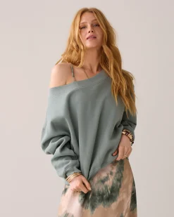 Fashion Off-shoulder sweatshirt Pullover & Westen