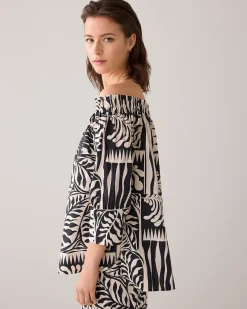 Online Off-shoulder two-tone blouse Oberteile & T-shirts