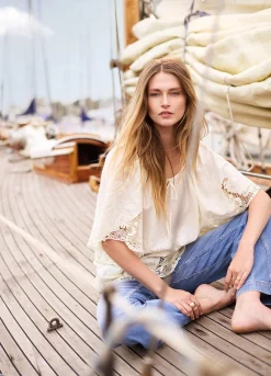 Best Open-knit cotton top Oberteile & T-shirts