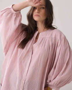 Outlet Oversized blouse lurex Basics