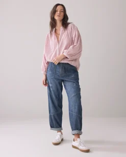 Outlet Oversized blouse lurex Basics