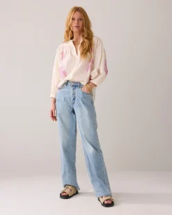 Online Oversized cotton voile blouse Blusen