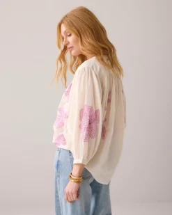 Online Oversized cotton voile blouse Blusen