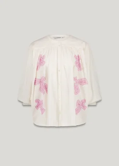 Online Oversized cotton voile blouse Blusen