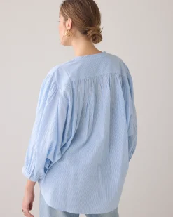 Outlet Oversized lurex blouse Blusen