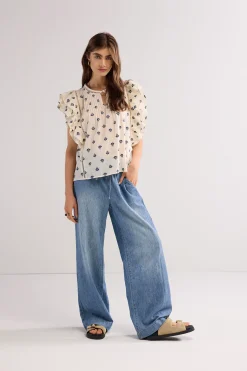 Best Palazzo trousers linen-blend Jeans|Hosen & Jumpsuits