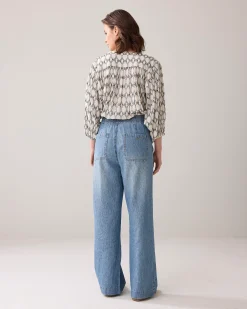Best Palazzo trousers linen-blend Jeans|Hosen & Jumpsuits
