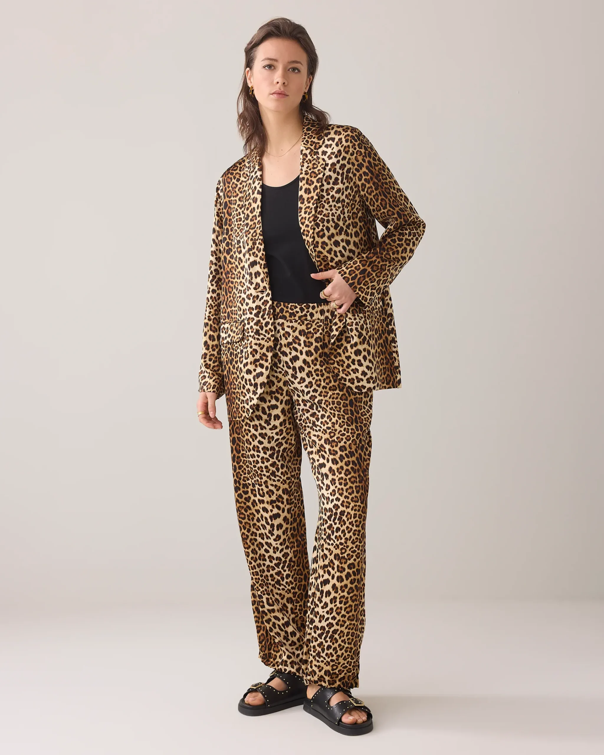 New Puff trousers with panther print Hosen & Jumpsuits