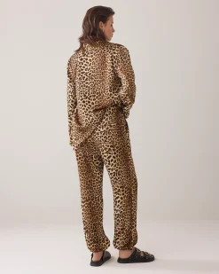 New Puff trousers with panther print Hosen & Jumpsuits