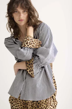 New Puff trousers with panther print Hosen & Jumpsuits