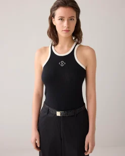 Sale Ribbed halter singlet Oberteile & T-shirts