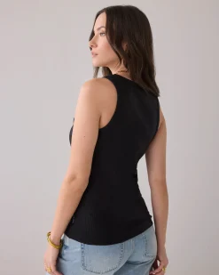 Best Ribbed tank top Basics|Oberteile & T-shirts