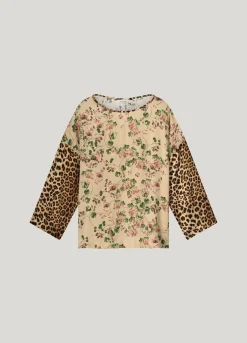 Discount Roomy print top Oberteile & T-shirts