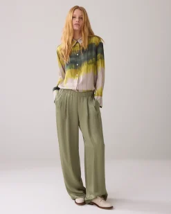 New Satin-look trousers with wide legs Hosen & Jumpsuits