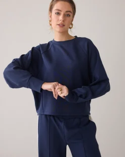 Fashion Scuba jumper with boxy fit Pullover & Westen