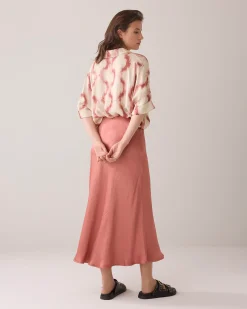 Sale Shiny ankle-length skirt Röcke