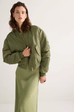 Outlet Shiny bomber jacket Jacken|Blazer & Jacken