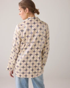 Fashion Shiny boyfriend blazer Blazer & Jacken