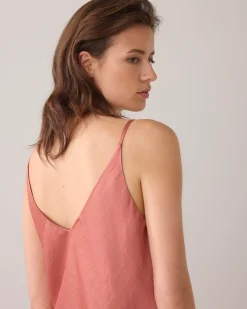 Clearance Shiny singlet with spaghetti straps Oberteile & T-shirts