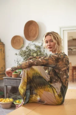 Outlet Shiny skirt made of Ecovero fabric Röcke