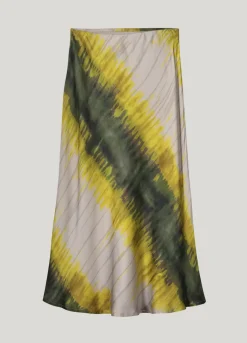 Outlet Shiny skirt made of Ecovero fabric Röcke