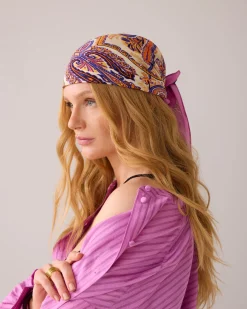 Online Shiny square scarf Zubehör