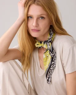 Outlet Shiny square scarf Zubehör