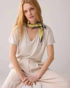 Outlet Shiny square scarf Zubehör