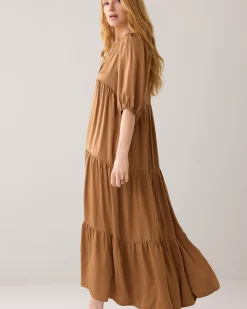 Online Shiny striped dress Kleider