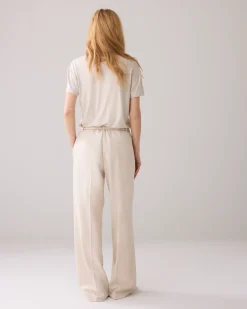 Outlet Shiny V-neck top Oberteile & T-shirts