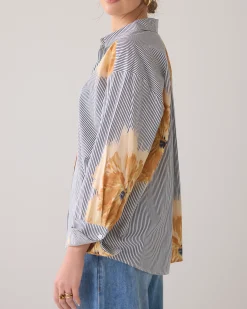 Online Shirt blouse with a unique print Blusen