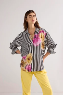 Online Shirt blouse with floral pattern Blusen