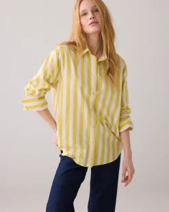 Clearance Shirt blouse with stripe print Blusen