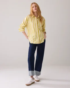 Clearance Shirt blouse with stripe print Blusen