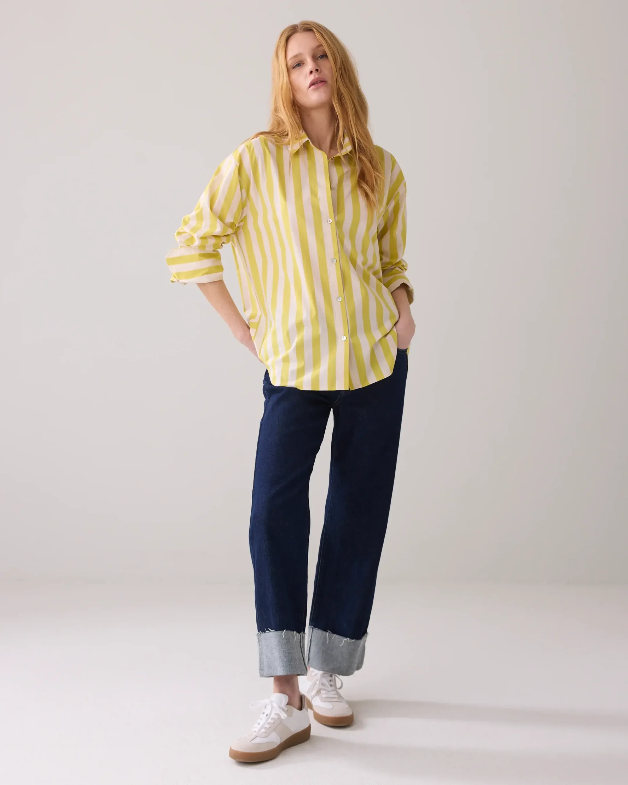 Clearance Shirt blouse with stripe print Blusen