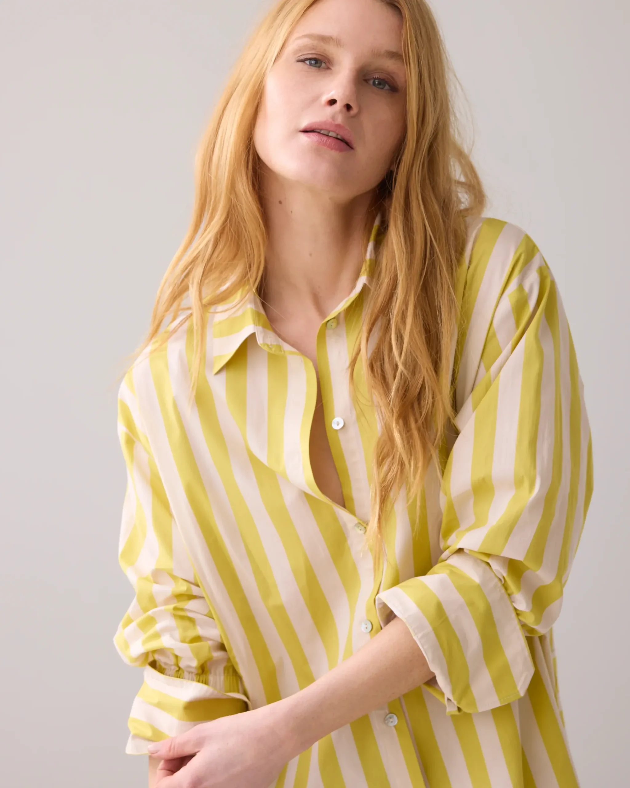 Clearance Shirt blouse with stripe print Blusen